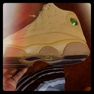 Brand new brown and sauede jordans